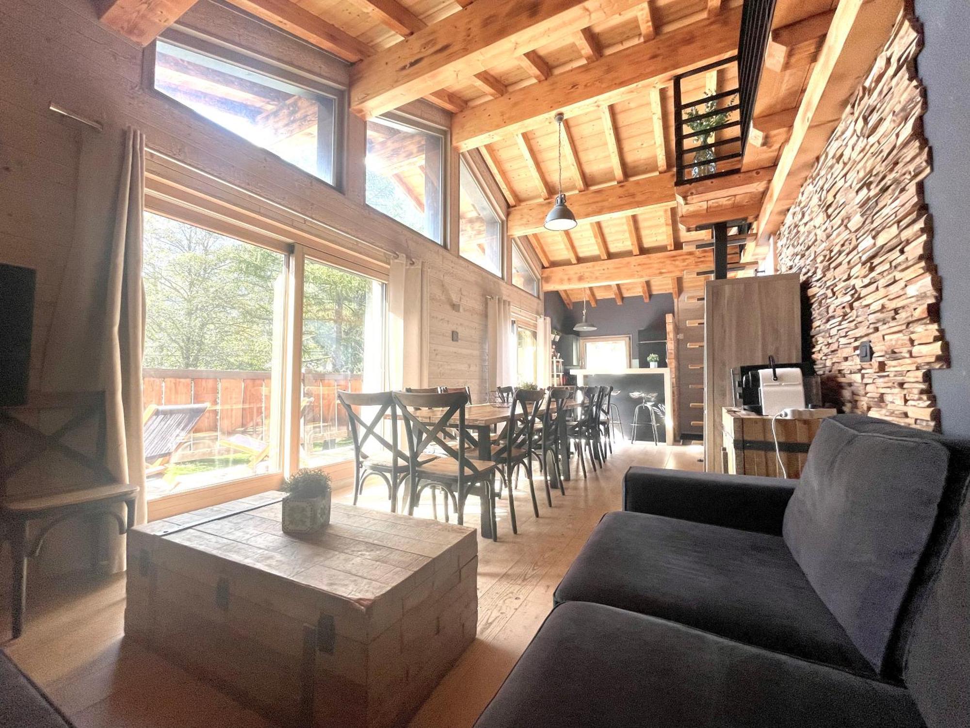 Chalet Le Petit Nicolas, Jacuzzi, Vue Mont Blanc Chamonix Luaran gambar