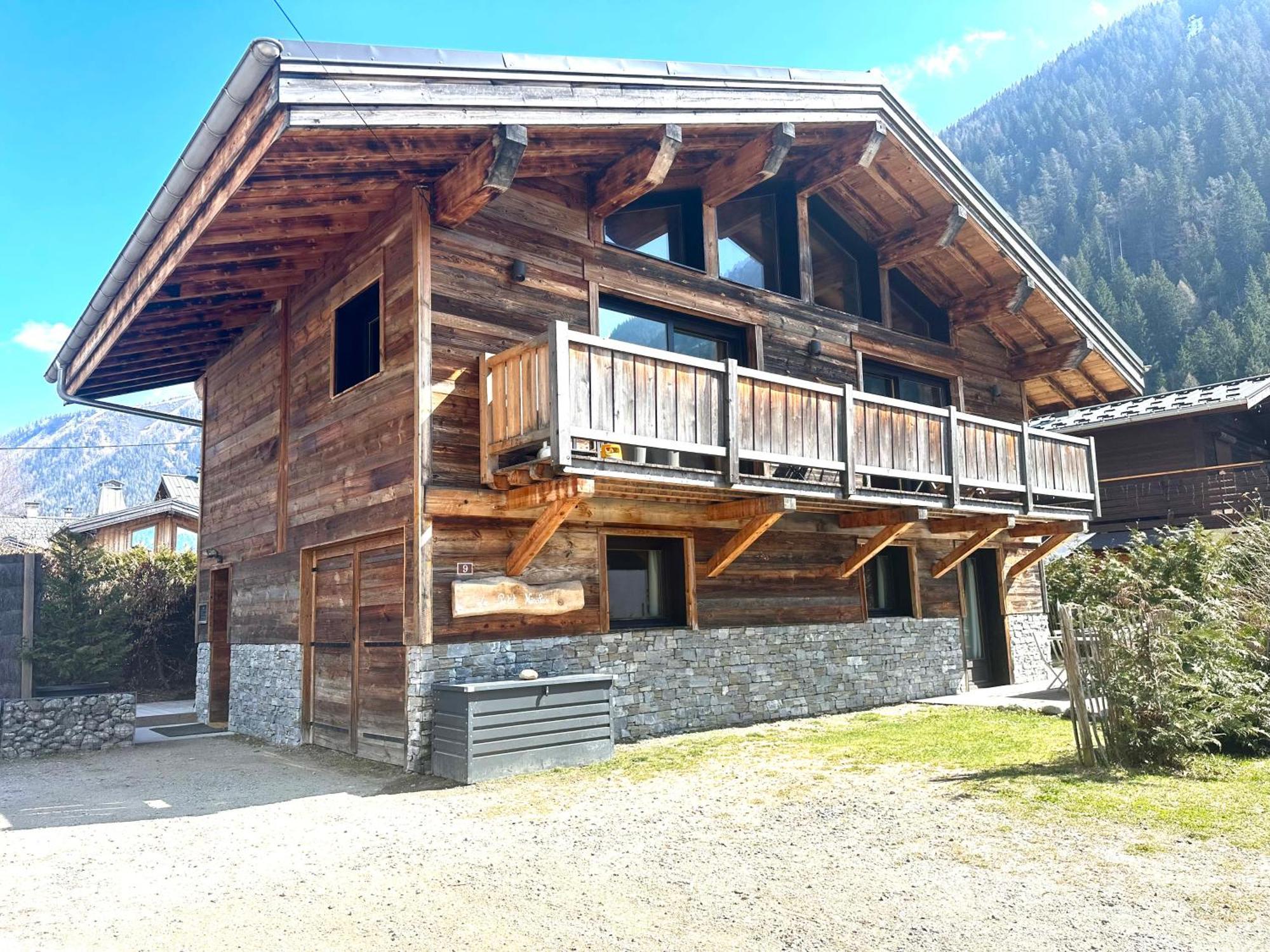 Chalet Le Petit Nicolas, Jacuzzi, Vue Mont Blanc Chamonix Luaran gambar